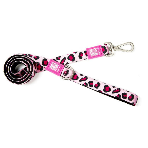 Correa Corta Leopard Pink Max & Molly para perros
