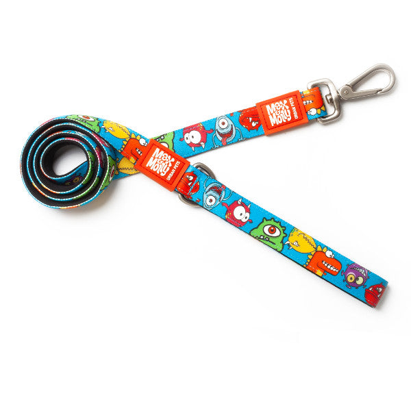 Correa Corta Little Monsters Max & Molly para perros