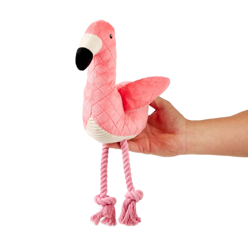 Huggles Toy - Flamingo Sunny Max & Molly para perros