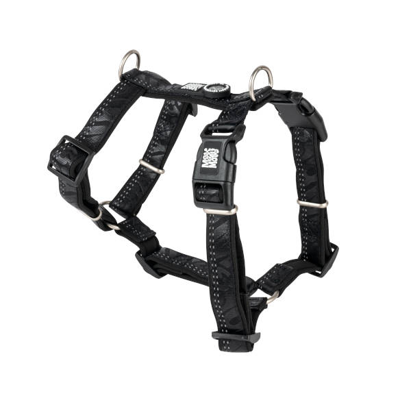 Gotcha Arnés Comfort H Smart ID Matrix 2.0 Black Max & Molly para perros