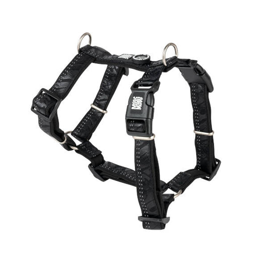 Gotcha Arnés Comfort H Smart ID Matrix 2.0 Black Max & Molly para perros