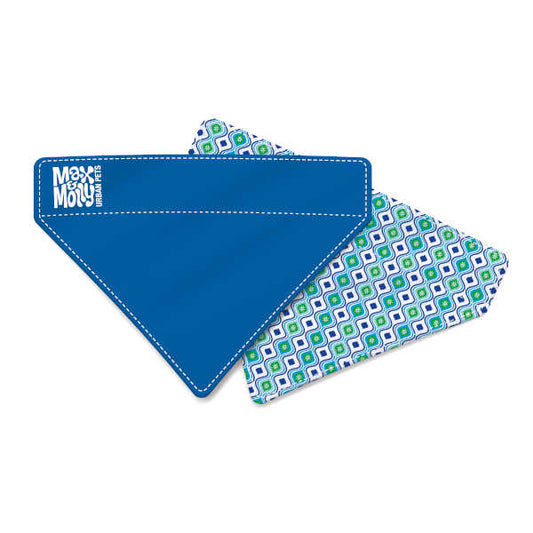 Bandana Retro Blue Max & Molly para perros