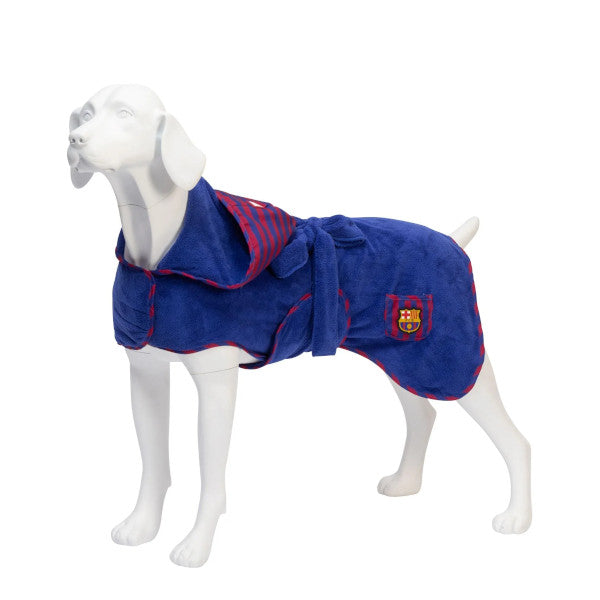 Bathrobe FC Barcelona Max & Molly para perros