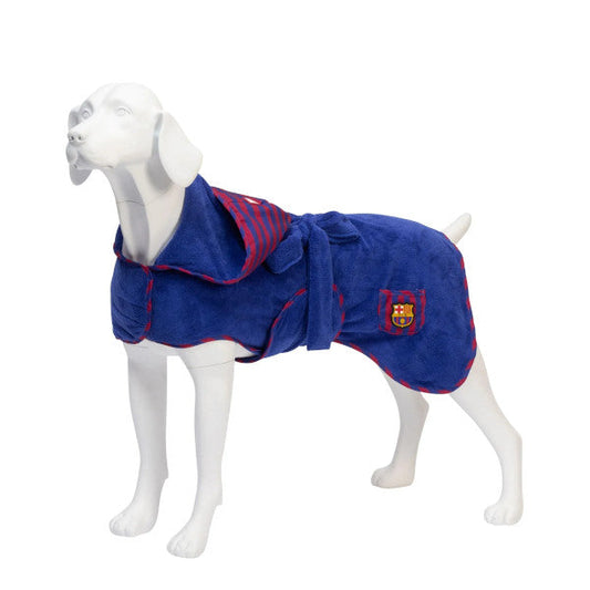 Bathrobe FC Barcelona Max & Molly para perros