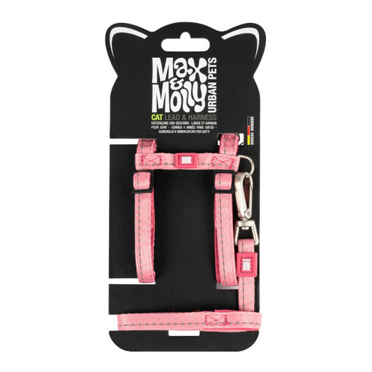 Arnés y Correa Rose Max & Molly para gatos