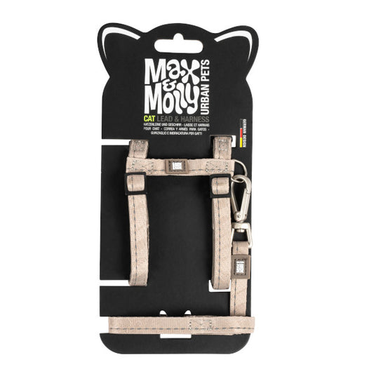 Arnés y Correa Sand Max & Molly para gatos