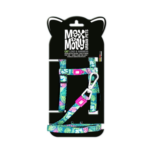 Arnés y Correa Tropical Max & Molly para gatos