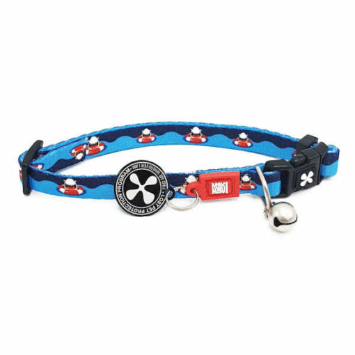Collar Frenzy Shark Max & Molly para gatos