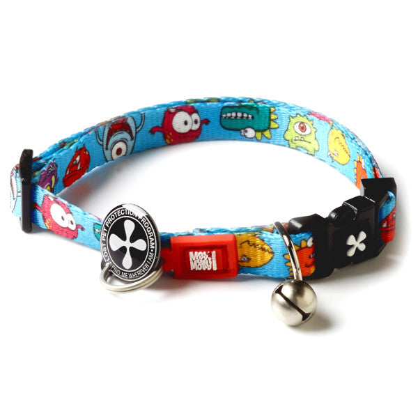 Collar Little Monsters Max & Molly para gatos