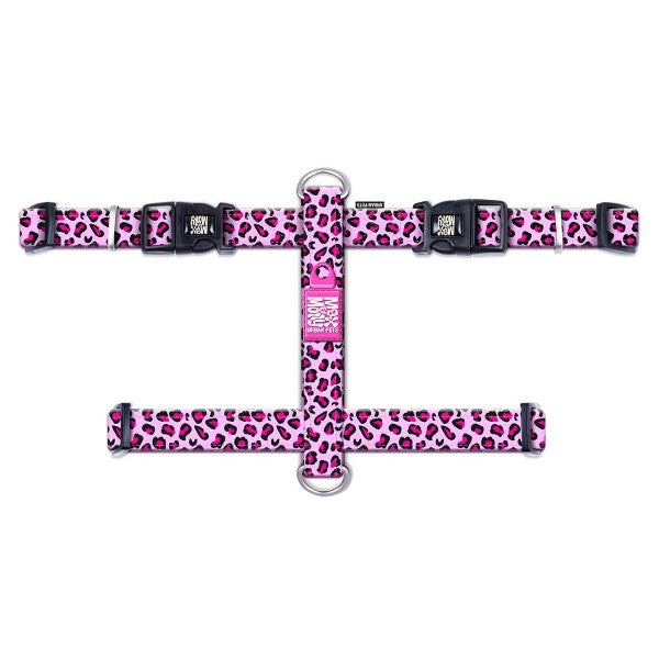 Arnés H Leopard Pink Max & Molly para perros