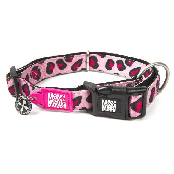 Gotcha Smart ID Collar Leopard Pink para perros
