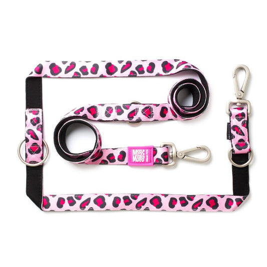 Correa Multiposición Leopard Pink Max & Molly para perros