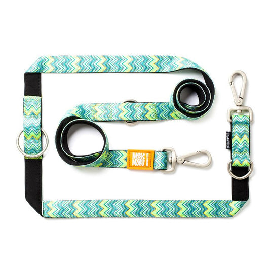 Correa Multiposición Vintage Green Max & Molly para perros