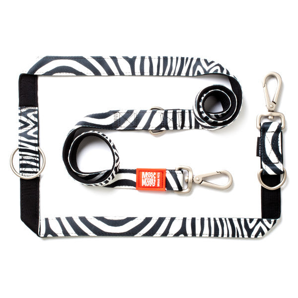 Correa Multiposición Zebra Max & Molly para perros