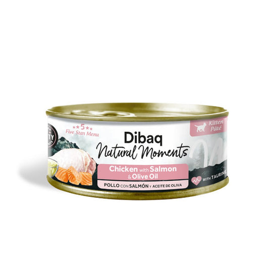 Dibaq Natural Moments 5 Star Pollo con Salmón Kitten