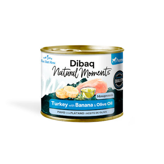 Dibaq Natural Moments Pavo y Pollo para cachorros