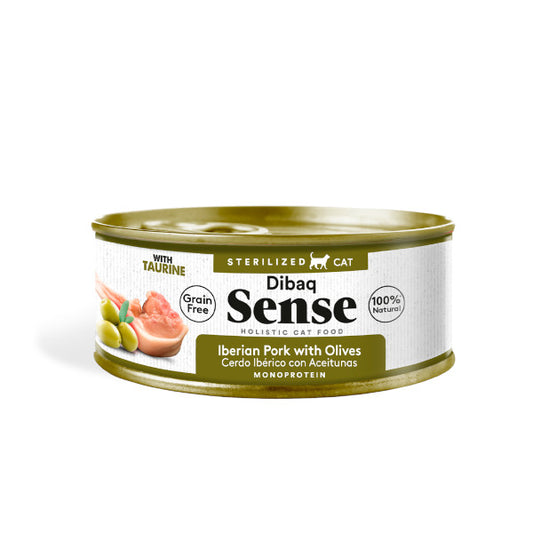 Sense Cat Esterilizado cerdo ibérico con aceitunas