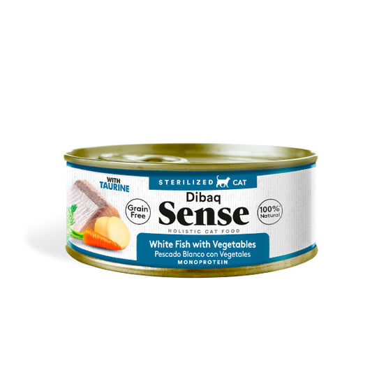 Sense Cat Esterilizado pescado blanco con vegetales
