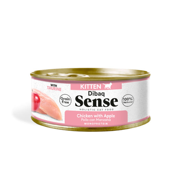 Sense Cat Kitten pollo con manzana