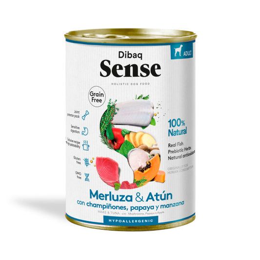 Dibaq Sense Merluza y atún alimento Húmedo