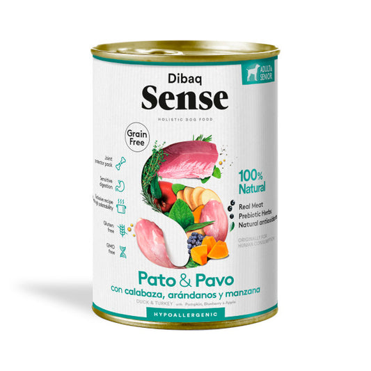 Dibaq Sense Pato y Pavo alimento Húmedo